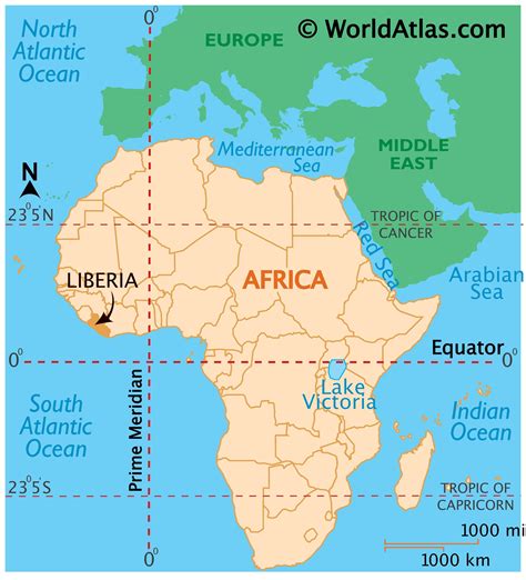 liberia is in which continent.